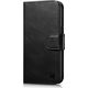 iCarer iCarer Oil Wax Wallet Case 2in1 etui iPhone 14 skórzany pokrowiec z klapką Anti-RFID czarny (WMI14220721-BK)