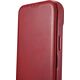 iCarer iCarer CE Oil Wax Premium Leather Folio Case skórzane etui iPhone 14 Plus z klapką magnetyczne MagSafe czerwony (AKI14220707-RD)
