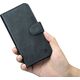 iCarer iCarer Oil Wax Wallet Case 2in1 etui iPhone 14 Pro Max skórzany pokrowiec z klapką Anti-RFID niebieski (WMI14220724-BU)