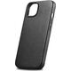 iCarer iCarer Case Leather pokrowiec etui z naturalnej skóry do iPhone 14 czarny (WMI14220705-BK) (kompatybilne z MagSafe)