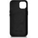 iCarer iCarer Case Leather pokrowiec etui z naturalnej skóry do iPhone 14 czarny (WMI14220705-BK) (kompatybilne z MagSafe)