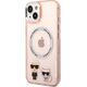 Karl Lagerfeld Karl Lagerfeld KLHMP14MHKCP iPhone 14 Plus 6,7" hardcase różowy/pink Karl & Choupette Aluminium Magsafe NoSize