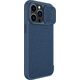 Nillkin Etui Nillkin Qin Cloth Pro Apple iPhone 14 Pro Max niebieski