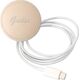 Guess Zestaw Guess GUBPP14SHMEACSH Case+ Charger iPhone 14 6,1" biały/white hard case Marble MagSafe NoSize