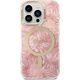 Guess Zestaw Guess GUBPP14LHJEACSP Case+ Charger iPhone 14 Pro 6,1" różowy/pink hard case Jungle MagSafe NoSize