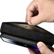 iCarer iCarer Oil Wax Wallet Case 2in1 etui iPhone 14 Pro skórzany pokrowiec z klapką Anti-RFID czarny (WMI14220722-BK)