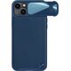 Nillkin Nillkin CamShield Leather S Case etui iPhone 14 Plus pokrowiec z osłoną na aparat niebieskie