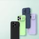 Nillkin Nillkin CamShield Silky Silicone Case etui iPhone 14 Pro Max silikonowy pokrowiec z osłoną na aparat niebieskie