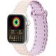 Dux Ducis Dux Ducis Strap (Armor Version) pasek Apple Watch Ultra, SE, 8, 7, 6, 5, 4, 3, 2, 1 (49, 45, 44, 42  mm) silikonowa magnetyczna opaska bransoleta różowo-fioletowy