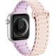 Dux Ducis Dux Ducis Strap (Armor Version) pasek Apple Watch Ultra, SE, 8, 7, 6, 5, 4, 3, 2, 1 (49, 45, 44, 42  mm) silikonowa magnetyczna opaska bransoleta różowo-fioletowy