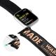 Dux Ducis Dux Ducis Strap (Outdoor  Version) pasek Apple Watch Ultra, SE, 8, 7, 6, 5, 4, 3, 2, 1 (49, 45, 44, 42  mm) nylonowa opaska bransoleta czarno-pomarańczowy