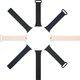Dux Ducis Dux Ducis Strap (Armor Version) pasek Apple Watch SE, 8, 7, 6, 5, 4, 3, 2, 1 (41, 40, 38 mm) silikonowa magnetyczna opaska bransoleta czarno-pomarańczowy