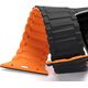 Dux Ducis Dux Ducis Strap (Armor Version) pasek Apple Watch SE, 8, 7, 6, 5, 4, 3, 2, 1 (41, 40, 38 mm) silikonowa magnetyczna opaska bransoleta czarno-pomarańczowy