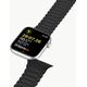 Dux Ducis Dux Ducis Strap (Armor Version) pasek Apple Watch SE, 8, 7, 6, 5, 4, 3, 2, 1 (41, 40, 38 mm) silikonowa magnetyczna opaska bransoleta czarno-pomarańczowy