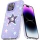 Kingxbar Kingxbar Heart Star Series etui iPhone 14 Plus etui w gwiazdki purple star