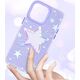 Kingxbar Kingxbar Heart Star Series etui iPhone 14 Plus etui w gwiazdki purple star