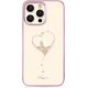 Kingxbar Kingxbar Wish Series etui iPhone 14 Pro ozdobione kryształami różowe