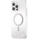 Kingxbar Kingxbar PQY Go Out Series magnetyczne etui iPhone 14 Pro MagSafe srebrne