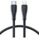 Kabel USB Joyroom USB-C - Lightning 0.25 m Czarny (JYR696)
