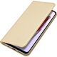 Dux Ducis Dux Ducis Skin Pro etui do Xiaomi Redmi 11A / Poco C55 / Redmi 12C pokrowiec z klapką portfel na kartę podstawka złote
