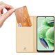Dux Ducis Dux Ducis Skin Pro etui do Xiaomi Redmi Note 12 Pro+ pokrowiec z klapką portfel na kartę podstawka złote
