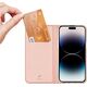 Dux Ducis Etui do iPhone 15 Pro Max pokrowiec z klapką i portfelem Dux Ducis Skin Pro - różowe