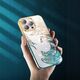 Kingxbar Etui Kingxbar Phoenix Full Swarovski Apple iPhone 14 złoto-niebieskie