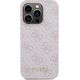 Guess Guess GUHCP15LG4GFPI iPhone 15 Pro 6.1" różowy/pink hard case 4G Metal Gold Logo