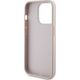 Guess Guess GUHCP15LG4GFPI iPhone 15 Pro 6.1" różowy/pink hard case 4G Metal Gold Logo