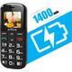 Telefon komórkowy Artfone Mobilusis telefonas senjorams Arftone CS-182