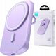 Powerbank Joyroom Joyroom JR-W030 6000mAh 20W MagSafe z ringiem i podstawką fioletowy