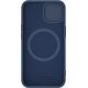 Nillkin Silikonowe etui Nillkin CamShield Silky Silicone Case do iPhone 15 Plus z osłoną na aparat - ciemnoniebieskie