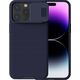 Nillkin Pancerne etui Nillkin CamShield Pro Magnetic Case do iPhone 15 Pro Max z osłoną na aparat - fioletowe