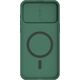 Nillkin Pancerne etui Nillkin CamShield Pro Magnetic Case do iPhone 15 Pro z osłoną na aparat - zielone