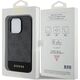 Guess Guess 4G Bottom Stripe Metal Logo Collection - Etui iPhone 15 Pro (szary)
