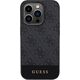 Guess Guess 4G Bottom Stripe Metal Logo Collection - Etui iPhone 15 Pro (szary)