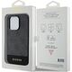 Guess Guess 4G Bottom Stripe Metal Logo Collection - Etui iPhone 15 Pro (szary)