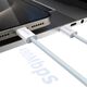 Kabel USB Dudao USB-C - USB-C 1 m Biały (DDA319)