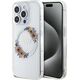 Guess GUESS GUHMP15XHFWFCT IPHONE 15 PRO MAX 6.7" TRANSPARENT HARDCASE IML FLOWERS WREATCH MAGSAFE standard