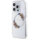 Guess GUESS GUHMP15XHFWFCT IPHONE 15 PRO MAX 6.7" TRANSPARENT HARDCASE IML FLOWERS WREATCH MAGSAFE standard