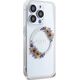Guess GUESS GUHMP15XHFWFCT IPHONE 15 PRO MAX 6.7" TRANSPARENT HARDCASE IML FLOWERS WREATCH MAGSAFE standard