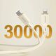 Kabel USB Dudao Lightning - USB-C 1 m Biały (DDA333)