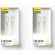 Kabel USB Dudao USB-C - USB-C 1 m Biały (DDA330)