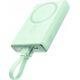 Powerbank Joyroom Powerbank Joyroom JR-PBM01 MagSafe 10000mAh 20W z podstawką + kabel Lightning / USB-C zielony