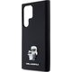 Karl Lagerfeld Karl Lagerfeld KLHCS24LSMHKCNPK S24 Ultra S928 hardcase czarny/black Silicone Karl&Choupette Metal Pin NoSize