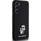 Karl Lagerfeld Etui Karl Lagerfeld KLHCS24MSMHKCNPK Samsung Galaxy S24+ Plus hardcase Silicone Karl&Choupette Metal Pin czarny/black