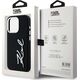 Karl Lagerfeld Karl Lagerfeld KLHCP15LSCMSMVK iPhone 15 Pro 6.1" czarny/black hardcase Silicone Metal Script Logo
