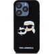 Karl Lagerfeld Karl Lagerfeld KLHMP15LSKCHPPLK iPhone 15 Pro 6.1" czarny/black hardcase Silicone Karl & Choupette MagSafe