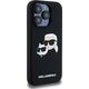 Karl Lagerfeld Karl Lagerfeld KLHMP15LSKCHPPLK iPhone 15 Pro 6.1" czarny/black hardcase Silicone Karl & Choupette MagSafe