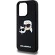 Karl Lagerfeld Karl Lagerfeld KLHMP15LSKCHPPLK iPhone 15 Pro 6.1" czarny/black hardcase Silicone Karl & Choupette MagSafe